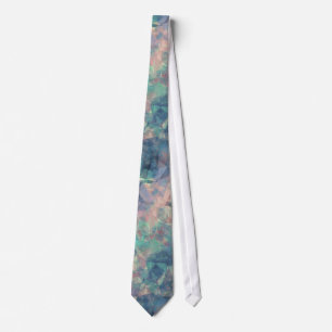 Crumpled Sunset Blue Texture Tie