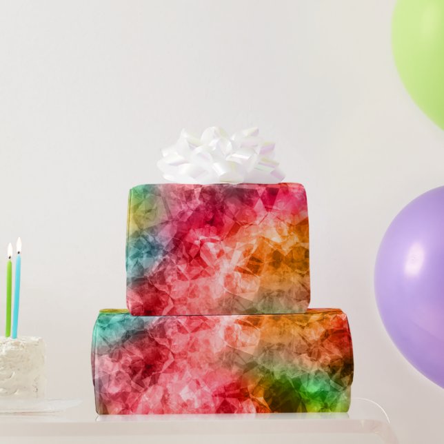 Crumpled Tropical Texture Wrapping Paper (Party Gifts)