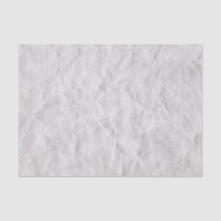 Crumpled White Paper Texture