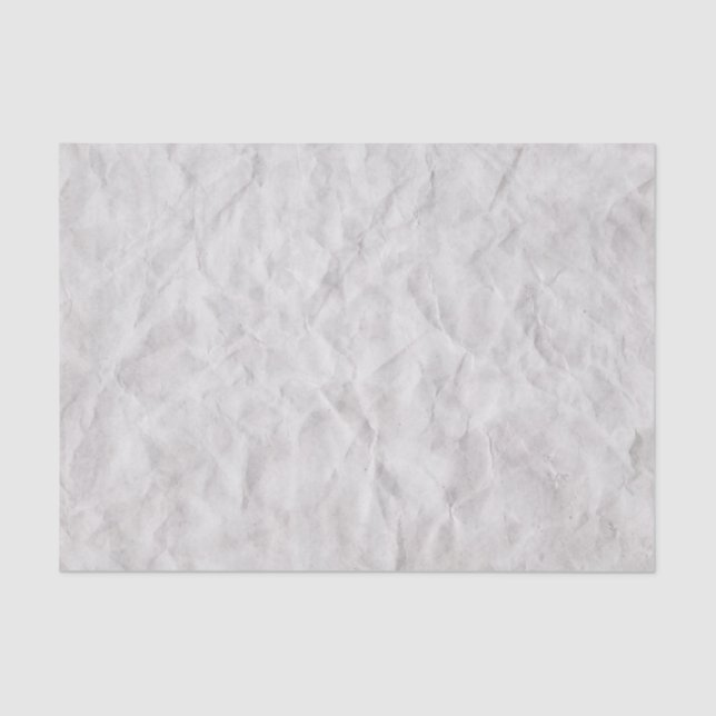 Crumpled White Paper Texture (Front)