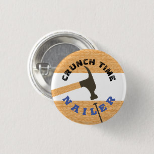 Crunch time employee recognition award button