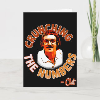 Crunching the numbers card