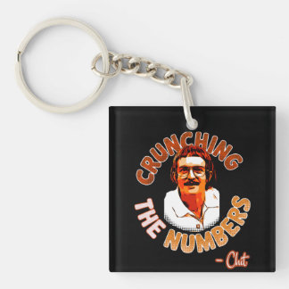Crunching the numbers key ring