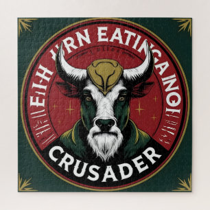 Crusader Bull Warrior Puzzle