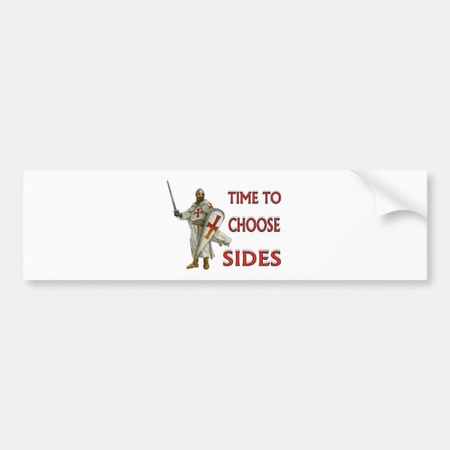 CRUSADER BUMPER STICKER (Front)