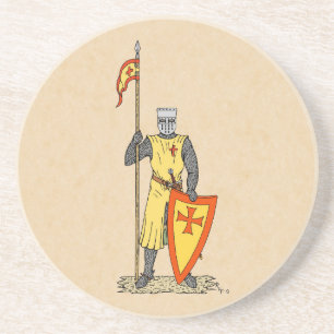 Crusader Knight Early 13th Century Coaster