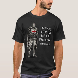 Crusader Knight Shirt, Christian Mens Teutonic T-Shirt