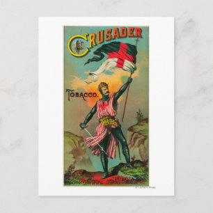 Crusader Tobacco LabelPetersburg, VA Postcard