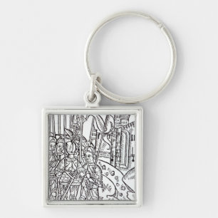 Crusaders, printed by Wynkyn de Worde Key Ring