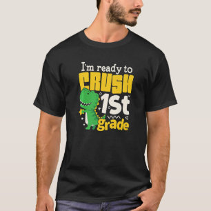 Crush 1st Grade Youth Back To School With Happy Di T-Shirt