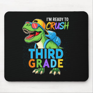 Crush 3rd Grade Boys Kids Back To School Team Thir Mouse Pad
