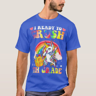 Crush 7th Grade Dabbing Unicorn Back to School Gir T-Shirt