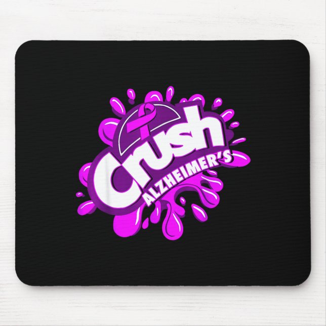 Crush Alzheimers Mouse Pad (Front)