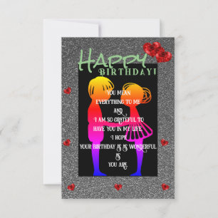 crush birthday  card