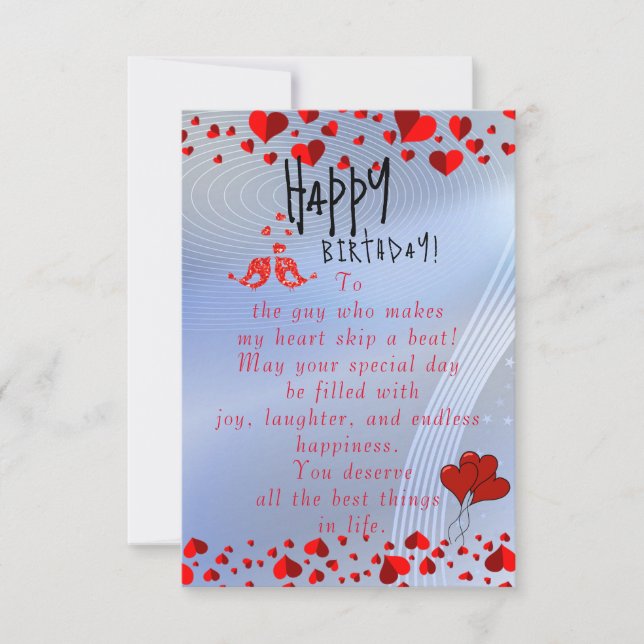 crush birthday  card (Front)