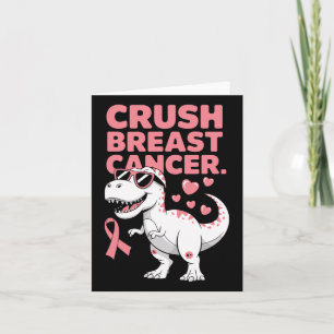 Crush Breast Cancer Breast Cancer Awareness Month  Card