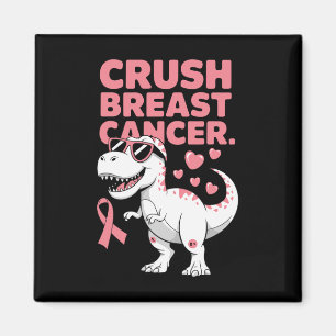 Crush Breast Cancer Breast Cancer Awareness Month  Magnet
