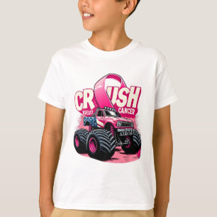 Crush Breast Cancer Truck Breast Cancer Awareness T-Shirt