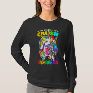 Crush Kindergarten Dabbing Unicorn Back To School T-Shirt