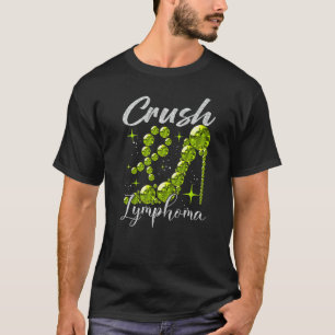 Crush Lymphoma Awareness Lime Green Ribbon High He T-Shirt