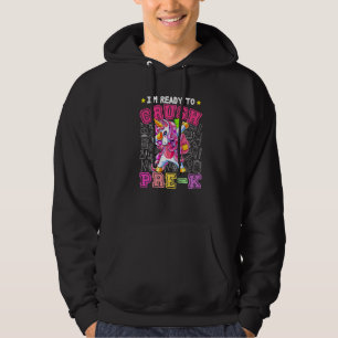 Crush Pre K Dabbing Unicorn Back To School Girls Hoodie