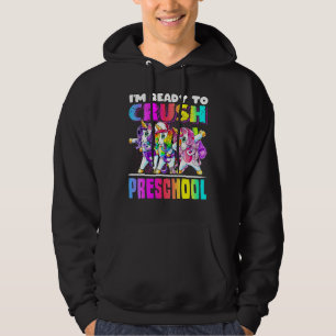 Crush Preschool Dabbing Unicorn Back To School Bac Hoodie
