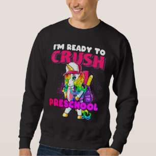 Crush Preschool Unicorn Backpack Back To School Gi Sweatshirt
