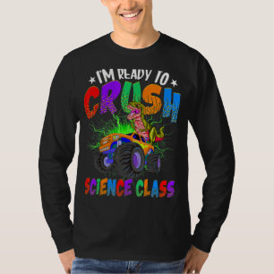 Crush Science Class Dinosaur Monster Truck Back To T-Shirt