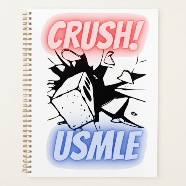 Crush the USMLE Planner (Front)