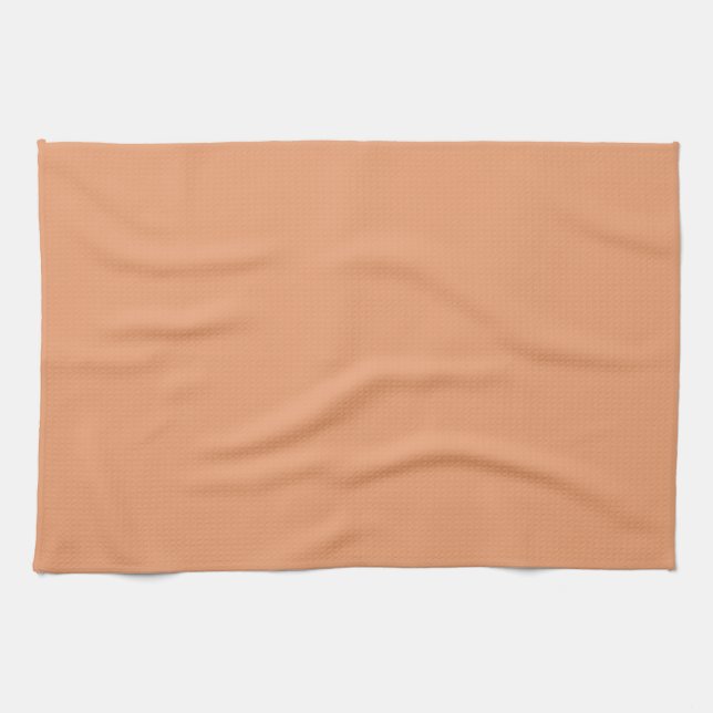 Crushed Apricots Solid  Tea Towel (Horizontal)