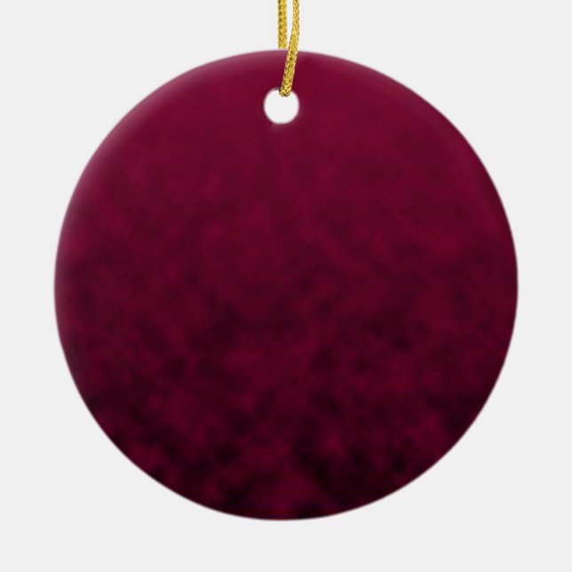 Crushed Bloom Ceramic Tree Decoration (Front)