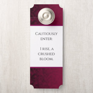 Crushed Bloom Door Hanger