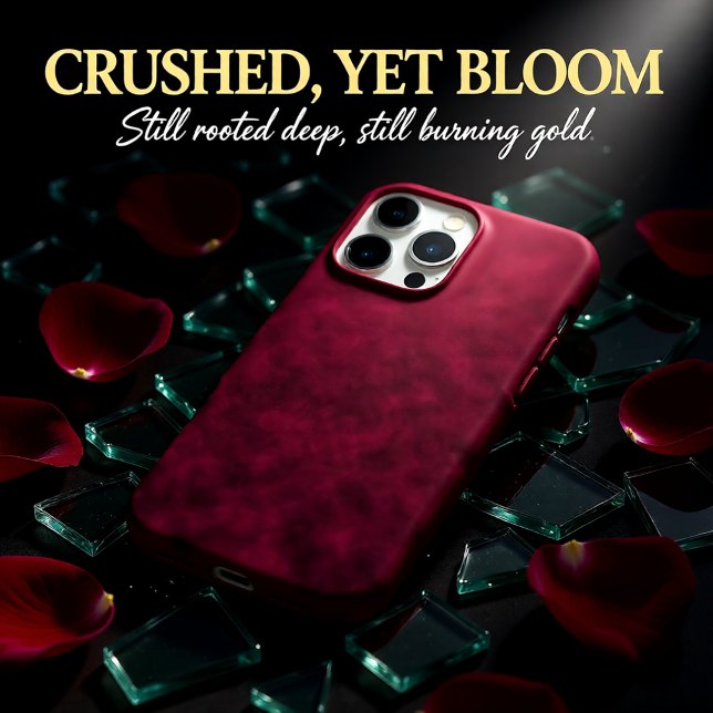 Crushed Bloom iPhone Case (Creator Uploaded)