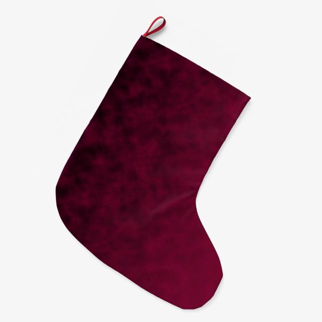 Crushed Bloom Large Christmas Stocking (Front (Hanging))