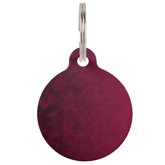 Crushed Bloom Pet Tag (Front)