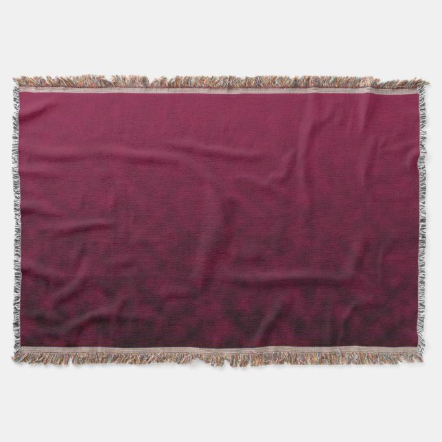 Crushed Bloom Throw Blanket (Front)