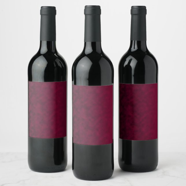 Crushed Bloom Wine Label (Bottles)