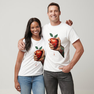 Crushed by Love: Tattoo-Style Apple Tee