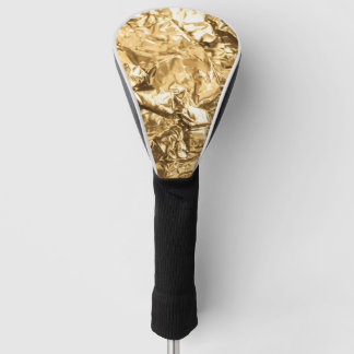 Crushed Golden Folds Golf Head Cover