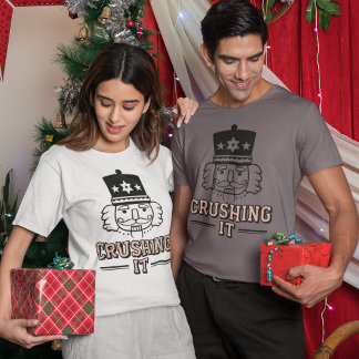 Crushing It Nutcracker Christmas Tee