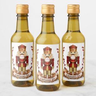 Crushing It! Nutcracker Mini Wine Bottles Wine Label