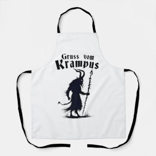 Cruss Vom Krampus Christmas Xmas Devil Spooky Apron