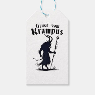 Cruss Vom Krampus Christmas Xmas Devil Spooky Gift Tags
