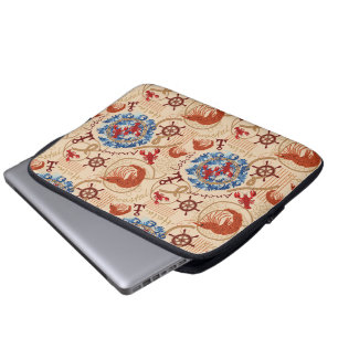 Crustacean core design laptop sleeve