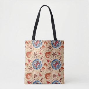 Crustacean core design tote bag