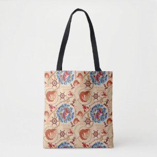 Crustacean core design tote bag