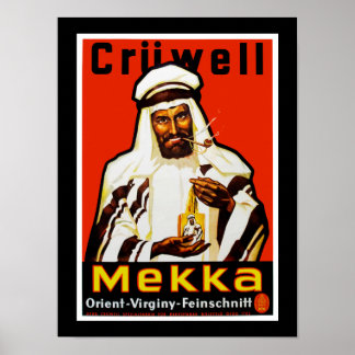 Cruwell Mekka Tobacco Poster