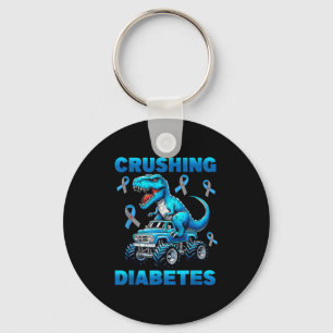 Cruype 1 Diabetes Awareness T1d Dinosaur Monster T Key Ring