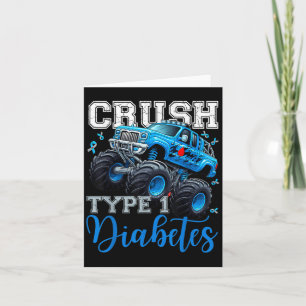 Cruype 1 Diabetes Awareness Warrior Monster Truck Card