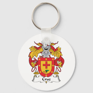 Cruz Family Crest Key Ring